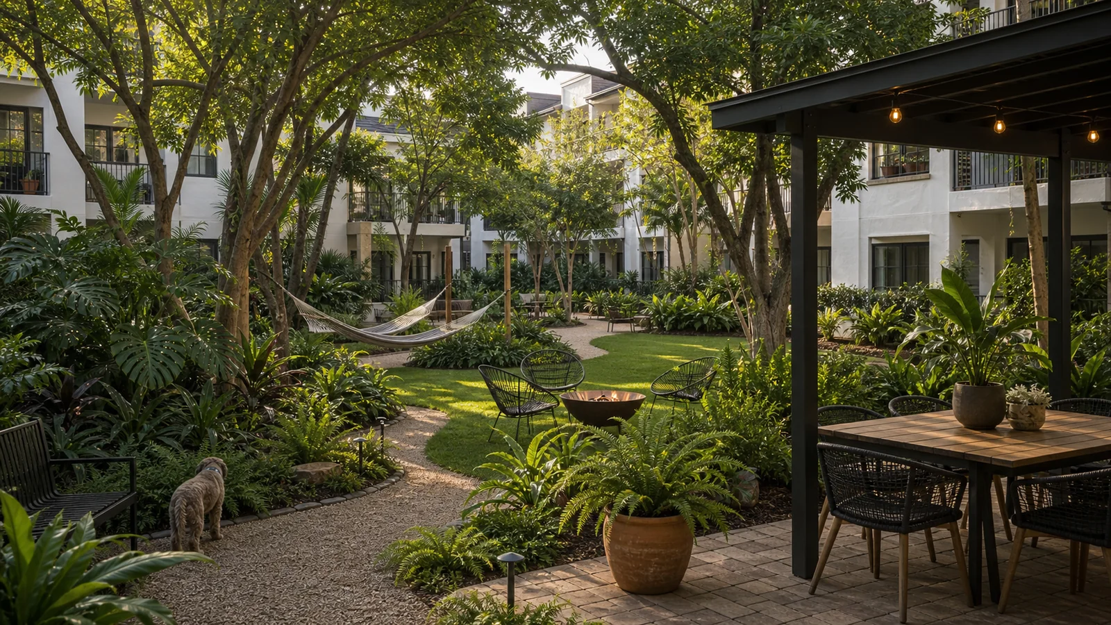Natura Gardens Ideas for Shared Courtyards